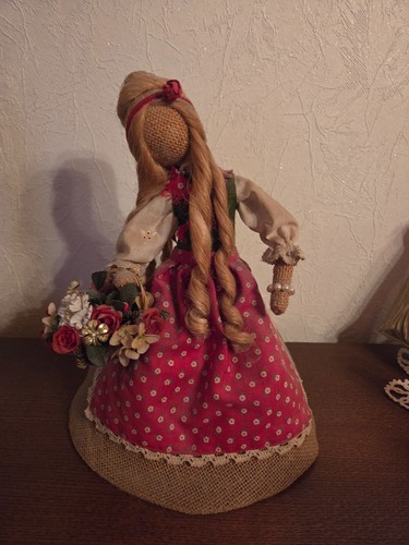 Rupfenpuppe puppe stroh leinen - rupfenpuppe,