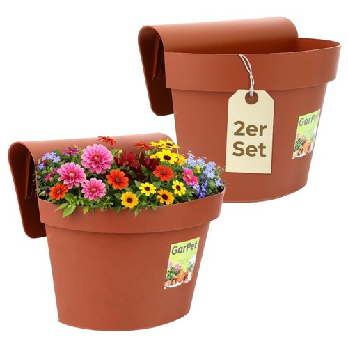 2er set geländertopf - 2er,