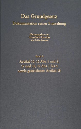 Das grundgesetz dokumentation - grundgesetz.,