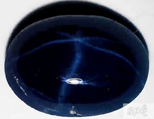 Sternsaphir blau ct - 0,78,