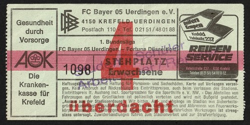 Ticket 1984 bayer - |,