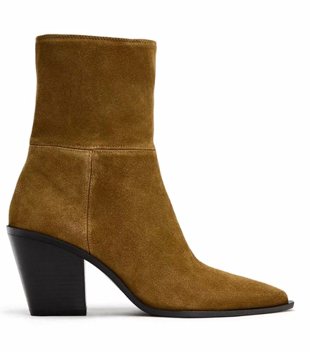 Zara wildleder stiefelette - zara,