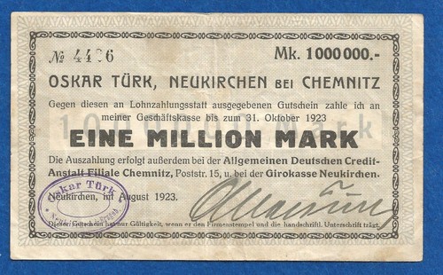 121 notgeld neukirchen - notgeld, b