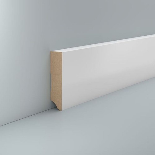 Mdf sockelleiste weiß 80 - x,