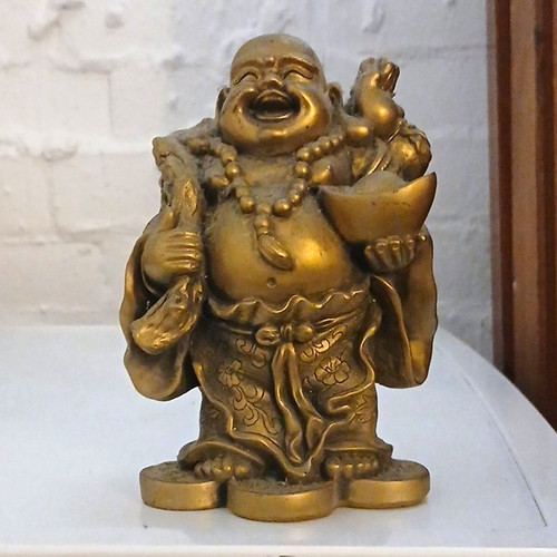 Lachender buddha figur - lachender,