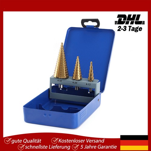 Hss stufenbohrer set teilig - set, 3-teilig