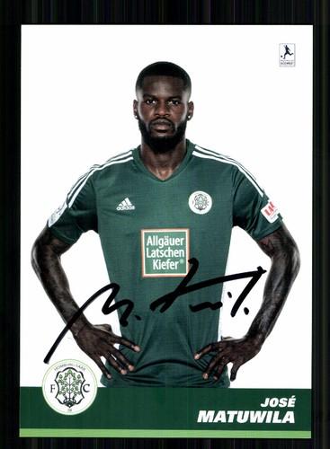 Jose matuwila autogrammkarte - matuwila,
