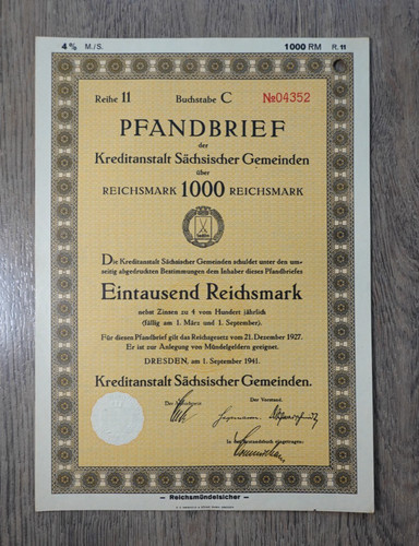 Pfandbrief kreditanstalt - pfandbrief,