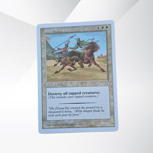 Mtg guan 000 li march - yu’s, 1.000-li