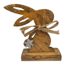 Hase aus holz 18cm mit - hase,