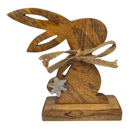 Hase aus holz 18cm - hase,