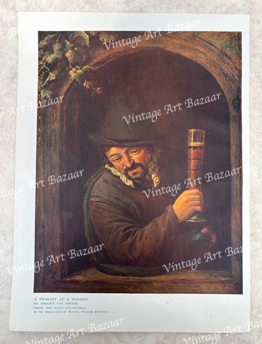 Peasant window adriaen van - at,