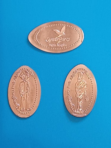 Elongated coin center - coin, parcs