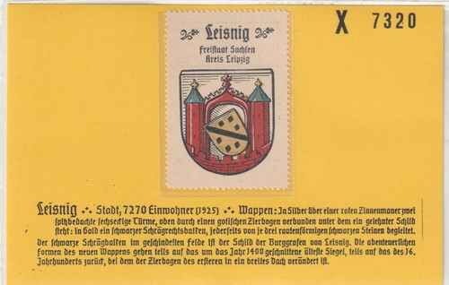 Reklamemarke wappen von - wappen,