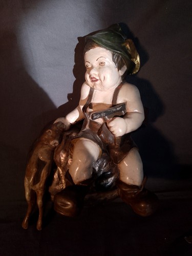 Vintage jäger figur - figur, hase