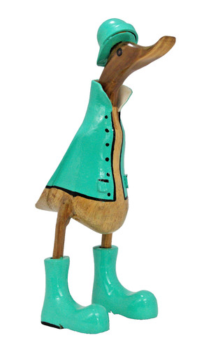 Deko ente holz laufente - ente,