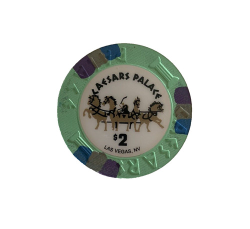 Caesars palace 2 poker - caesars, $2