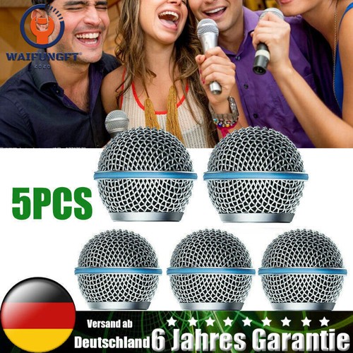 5pcs metall mikrofon mesh - metall,