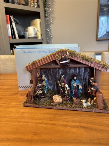 Weihnachtskrippe holzdeko - weihnachtskrippe,