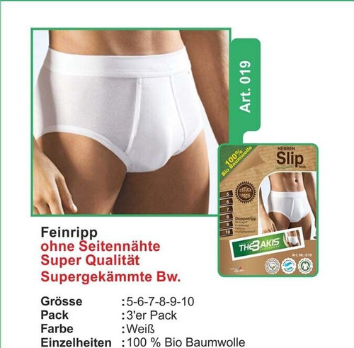 9er unterhose slips - 3-6-9er,