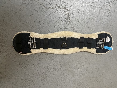 Sattelgurt 80cm mit kunstfell - 80cm,