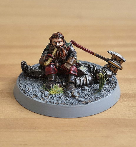 Painted gimli dead - gimli,