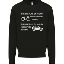 Fahrrad Vs Cars Cyclist Umgebung Lustig Kinder Sweatshirt Pullover