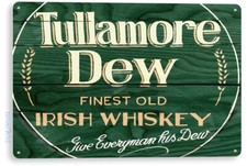 TIN SIGN Tullamore Dew Irish