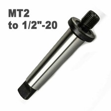 2MT Schaft Für 1/2"-20 Gewinde Bohrfutter Arbor Gehärteter Morsekegel Mt2 Adapt#
