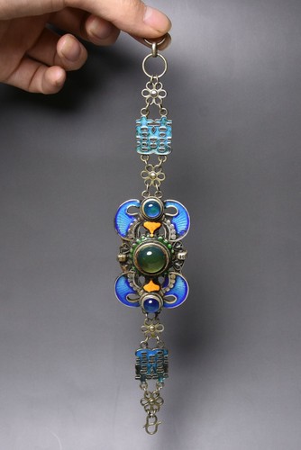 20cm old china - china, cloisonne