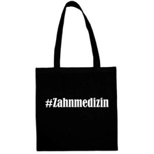 Tasche Beutel Baumwolltasche #Zahnmedizin Hashtag Einkaufstasche Schulbeutel Bag