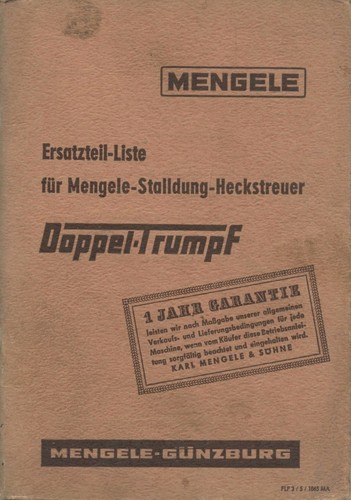 Mengele stalldungstreuer - mengele,