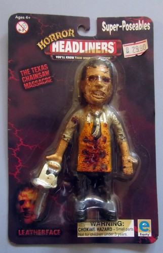 Leatherface horror headliners - leatherface,