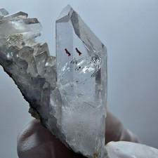 Starburst quarz mit - quarz, hämatit