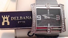 DELBANA    Damenquarzuhr     -- SWISS MADE--  neu  und  ungetragen
