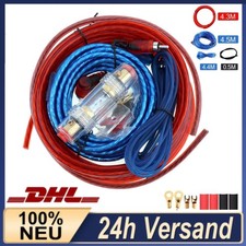 1500W Kabelset Anschluß Endstufe Verstärker Amp Subwoofer Auto Audio Wire Kabel