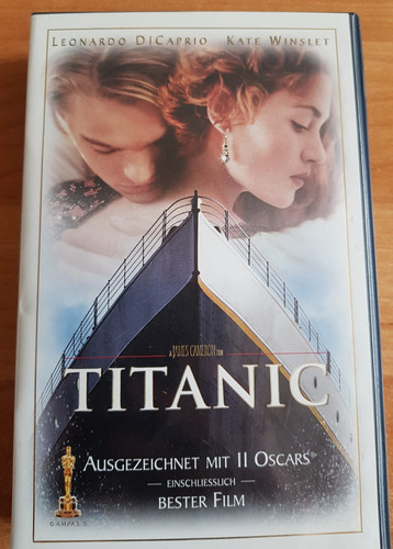 Vhs kassette titanic - vhs,