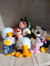 ☆ 9er Konvolut Nici u.a. Stofftiere Adler Marienkäfer Eisbär Ente Schnecke ☆