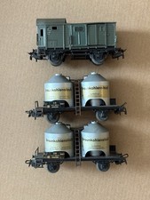 Märklin H0 1x4600 2x4511 Braunkohle Güterwagen gebraucht Oldtimer ordentlicher Zustand