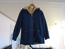 orig. 60er Jahre Stromeyer Damen Parka Teddyfell Kapuze Vintage Atomkraftgegner