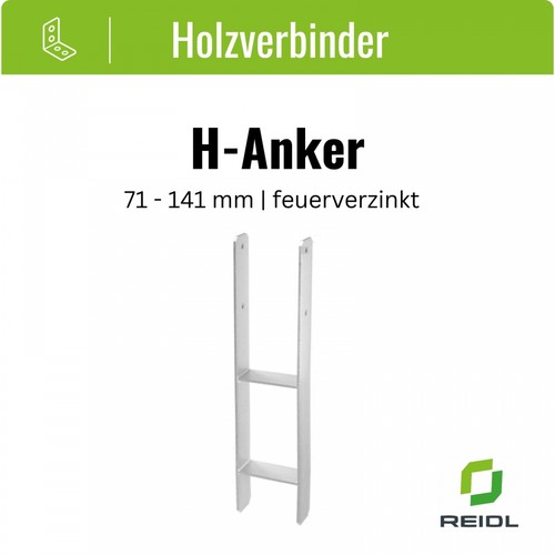 Anker pfostenträger carport - h-anker,