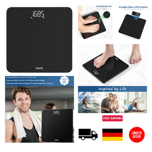 Digitalwaage vitafit 182kg - vitafit, led