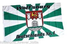 Wolfsburg Flagge "WOLFSBURG"