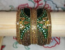 Bollywood Armreifen Armband Indisch Pakistanisch Hochzeit Anarkali Gold Schmuck