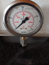 Manometer radial 400 bar D63 1/4" Druckanzeige