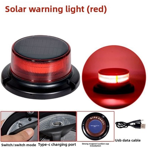 Solar led rundumleuchte magnet - solar,