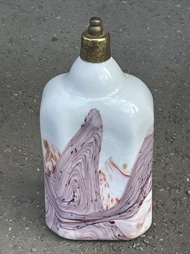Milchglas glas barock - milchglas, flasche