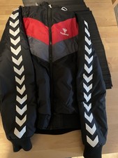 Hummel Retro Winterjacke Gr. L  (Rot/Schwarz/Weiss)