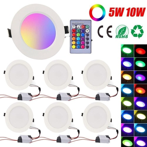 Led rgbw einbauspot strahler - rgbw,