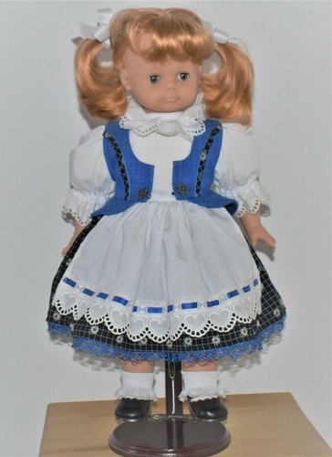 Sammlerpuppe henriette 45cm - sammlerpuppe,